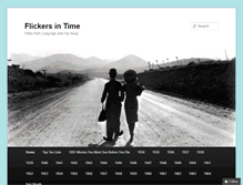 Tablet Screenshot of flickersintime.com